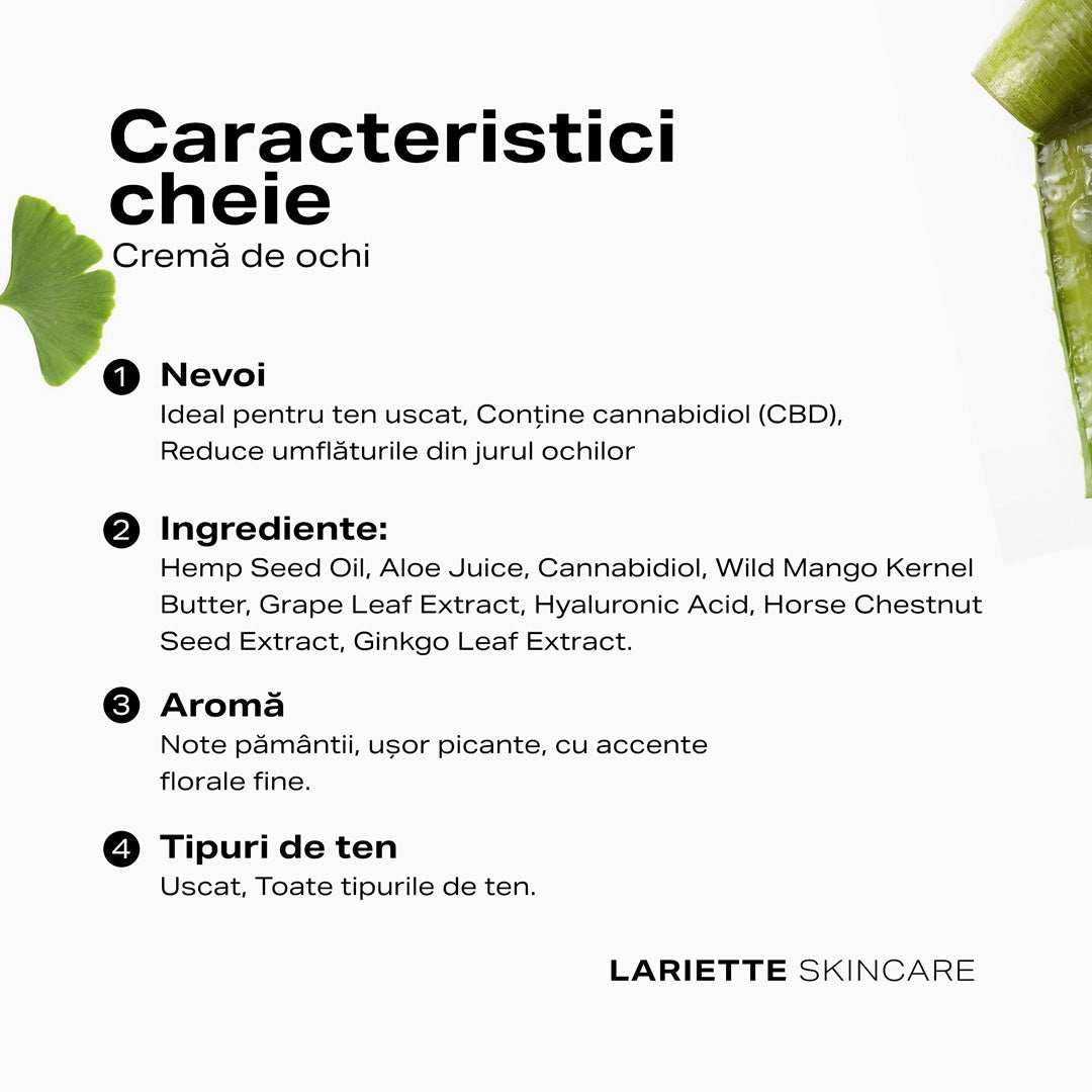 Augencreme mit 1 % Cannabidiol, 15 ml